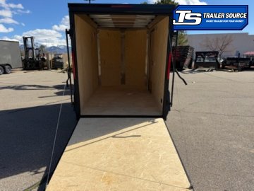 6x10 Look ST DLX Enclosed Cargo Trailer - 6'6" Interior - 3.5K GVWR - .080 PolyCor, Alloy Wheels, Black Out Package