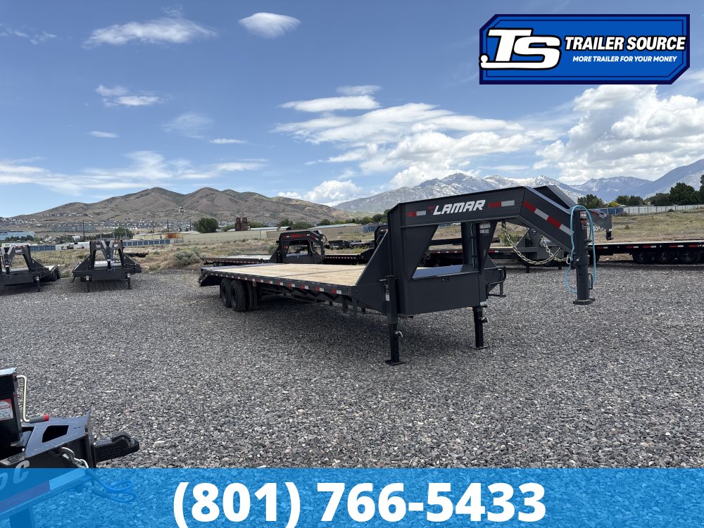 8.5x36 Lamar FD Gooseneck Equipment Max Ramps