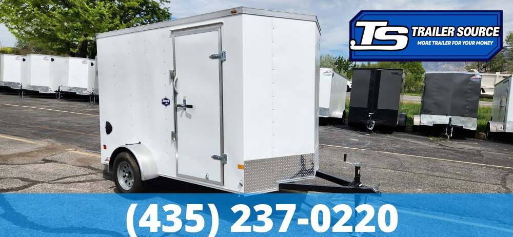 6x10 American Hauler Arrow Enclosed Cargo Trailer - 6'6" Interior - 3.5K GVWR -