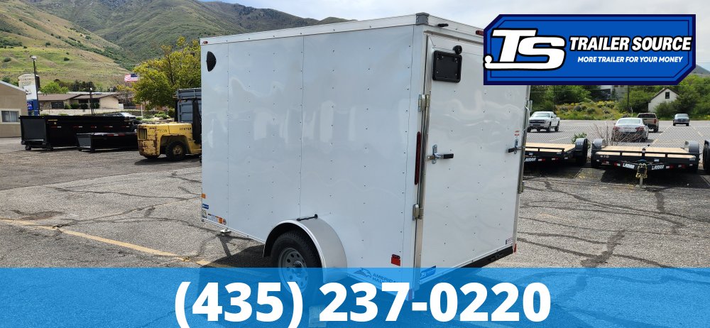 6x10 American Hauler Arrow Enclosed Cargo Trailer - 6'6" Interior - 3.5K GVWR -