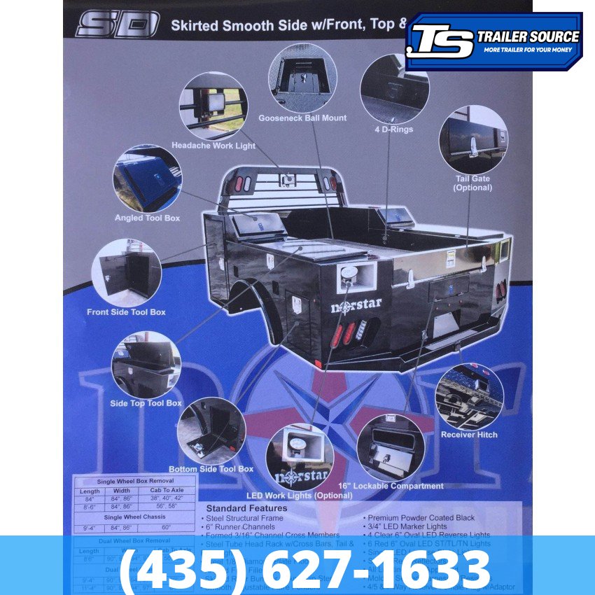 7x14 Norstar SD Service Bed Truck Bed-Service