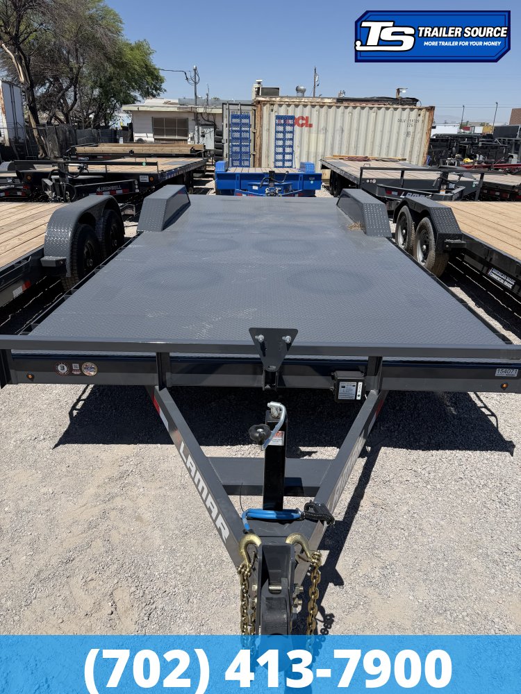 8.5x20 Lamar CC Wide Body w/ Drive Over Fenders Flatbed Car Hauler