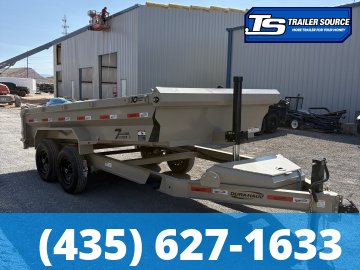 7x14 Dura-Haul DRL Telescopic Dump Trailer - 14K GVWR - 7 Gauge Floor