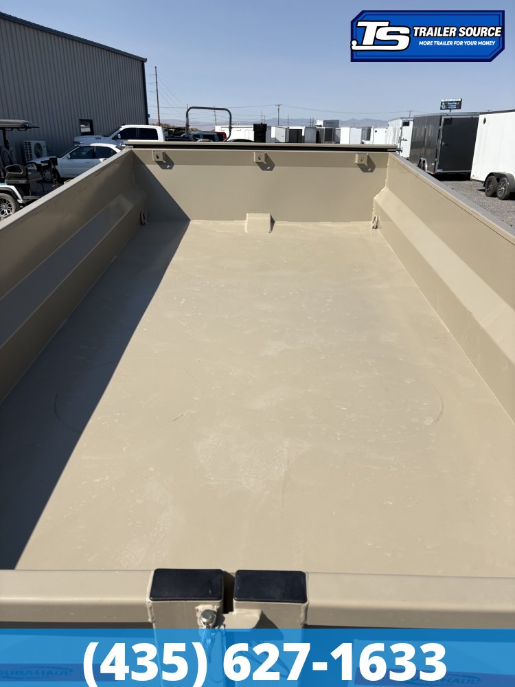 7x14 Dura-Haul DRL Telescopic Dump Trailer - 14K GVWR - 7 Gauge Floor