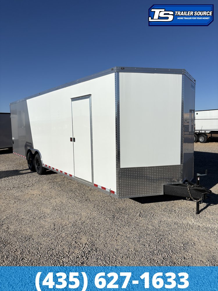 6x12 Wells Cargo FastTrac Enclosed Cargo Trailer - 6'6" Interior - 3.5K GVWR - Barn Doors