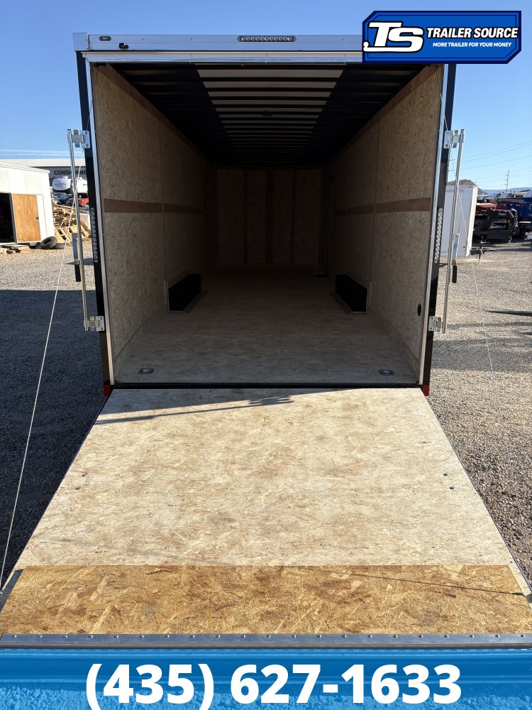 6x12 Wells Cargo FastTrac Enclosed Cargo Trailer - 6'6" Interior - 3.5K GVWR - Barn Doors