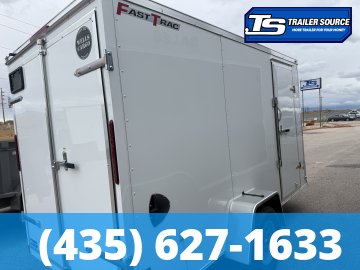 6x12 Wells Cargo FastTrac Enclosed Cargo Trailer - 6'6" Interior - 3.5K GVWR - Barn Doors