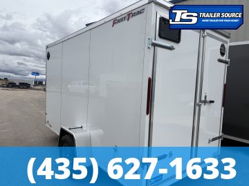 6x12 Wells Cargo FastTrac Enclosed Cargo Trailer - 6'6" Interior - 3.5K GVWR - Barn Doors
