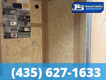 6x12 Wells Cargo FastTrac Enclosed Cargo Trailer - 6'6" Interior - 3.5K GVWR - Barn Doors