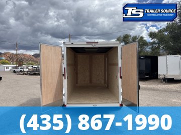 6x12 Haulmark Passport Enclosed Cargo Trailer - 6'6" Interior - 7K GVWR - .080 PolyCor, Barn Doors