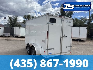 6x12 Haulmark Passport Enclosed Cargo Trailer - 6'6" Interior - 7K GVWR - .080 PolyCor, Barn Doors