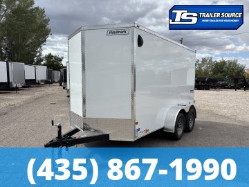 6x12 Haulmark Passport Enclosed Cargo Trailer - 6'6" Interior - 7K GVWR - .080 PolyCor, Barn Doors
