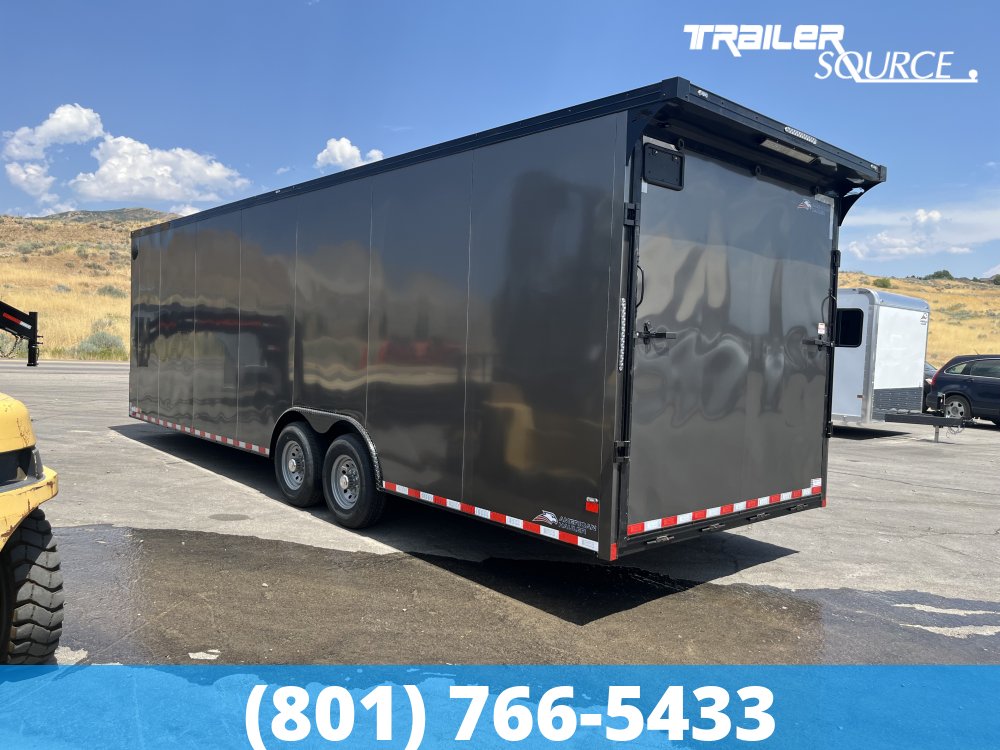 8.5x28 American Hauler Nighthawk 7'6" 12K Tandem Axle Enclosed Cargo