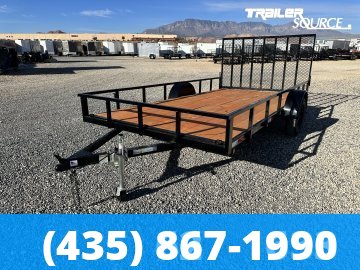 7x14 Titan Premium Series Single Axle Utility