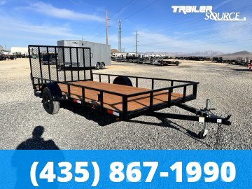 7x14 Titan Premium Series Single Axle Utility