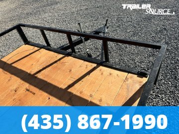 7x14 Titan Premium Series Single Axle Utility