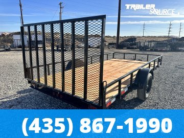 7x14 Titan Premium Series Single Axle Utility
