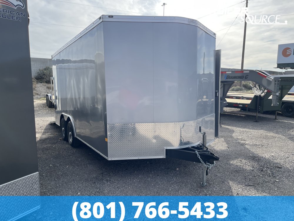 8.5x16 Wells Cargo Enclosed Car Hauler