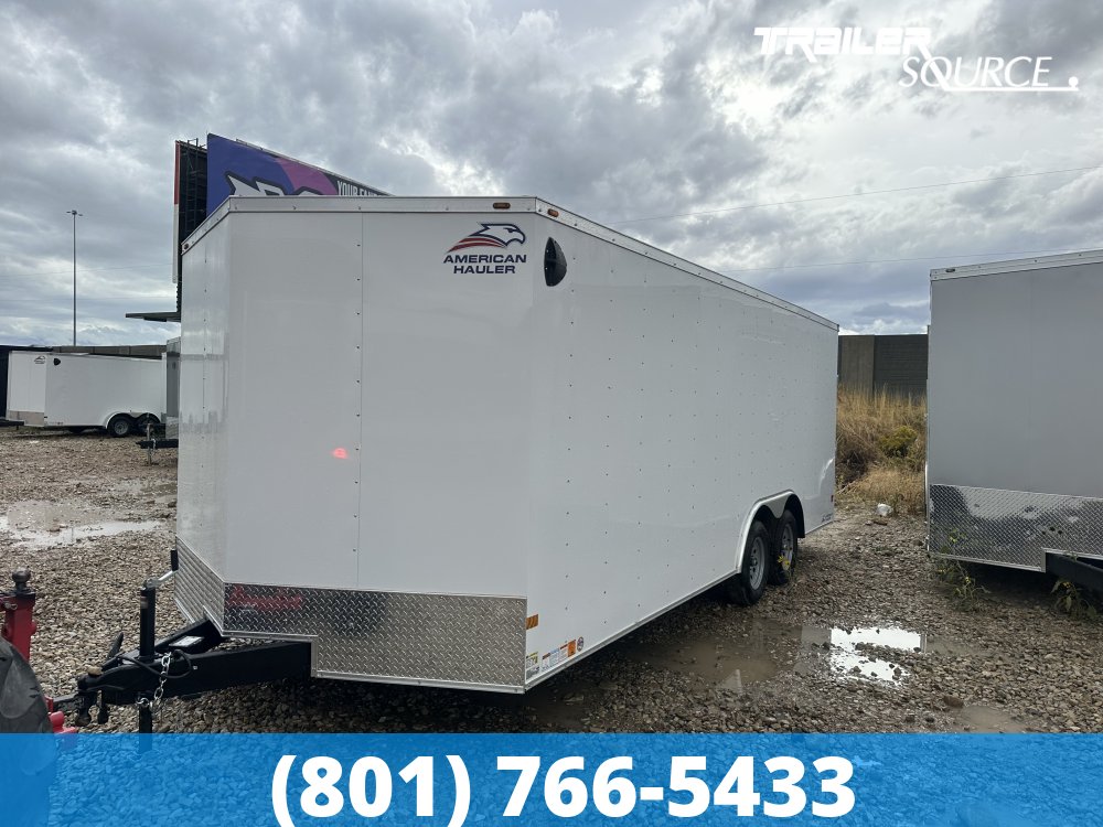 8.5x20 American Hauler Arrow 6'6" 7K Tandem Axle Enclosed Cargo