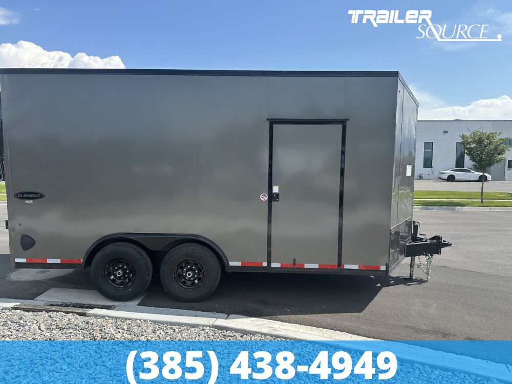 8.5x16 Look Element SE 7'6" Interior 14K Tandem Axle Enclosed Cargo
