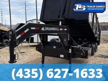 8.5x20 Iron Bull DMG (Frankendump) Gooseneck Tandem Dual Dump