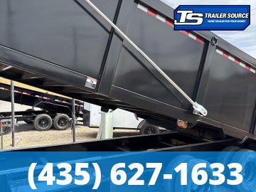 8.5x20 Iron Bull DMG (Frankendump) Gooseneck Tandem Dual Dump Trailer - 48" Sides - 25K GVWR - Electric Tarp, HDSS (Hutch) Suspension, Telescopic