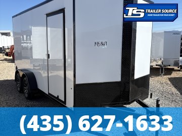 7x16 Look ST DLX Enclosed Cargo Trailer - 7'0" Interior - 7K GVWR - .080 PolyCor, Alloy Wheels, Black Out Package