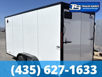 7x16 Look ST DLX Enclosed Cargo Trailer - 7'0" Interior - 7K GVWR - .080 PolyCor, Alloy Wheels, Black Out Package