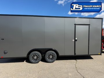 8.5x20 Look ST DLX Enclosed Cargo Trailer - 7'0" Interior - 10K GVWR - .080 PolyCor, Alloy Wheels, Black Out Package