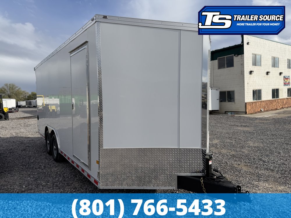 8.5x20 American Hauler Eagle HD Enclosed Cargo Trailer - 7'6" Interior - 14K GVWR - .080 PolyCor, 12" Cross Member Upgrade, Double 3/4 Floor, Rear Spoiler w/ Load Lights