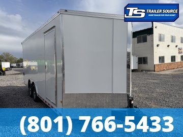8.5x20 American Hauler Eagle HD Enclosed Cargo Trailer - 7'6" Interior - 14K GVWR - .080 PolyCor, 12" Cross Member Upgrade, Double 3/4 Floor, Rear Spoiler w/ Load Lights