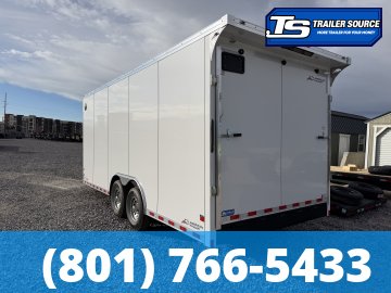 8.5x20 American Hauler Eagle HD Enclosed Cargo Trailer - 7'6" Interior - 14K GVWR - .080 PolyCor, 12" Cross Member Upgrade, Double 3/4 Floor, Rear Spoiler w/ Load Lights