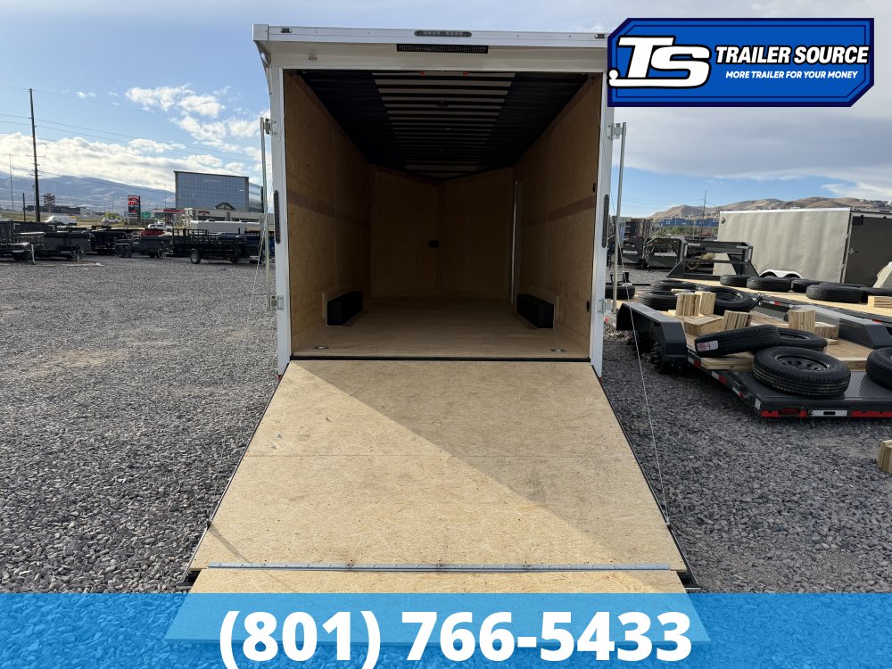 8.5x20 American Hauler Eagle HD Enclosed Cargo Trailer - 7'6" Interior - 14K GVWR - .080 PolyCor, 12" Cross Member Upgrade, Double 3/4 Floor, Rear Spoiler w/ Load Lights