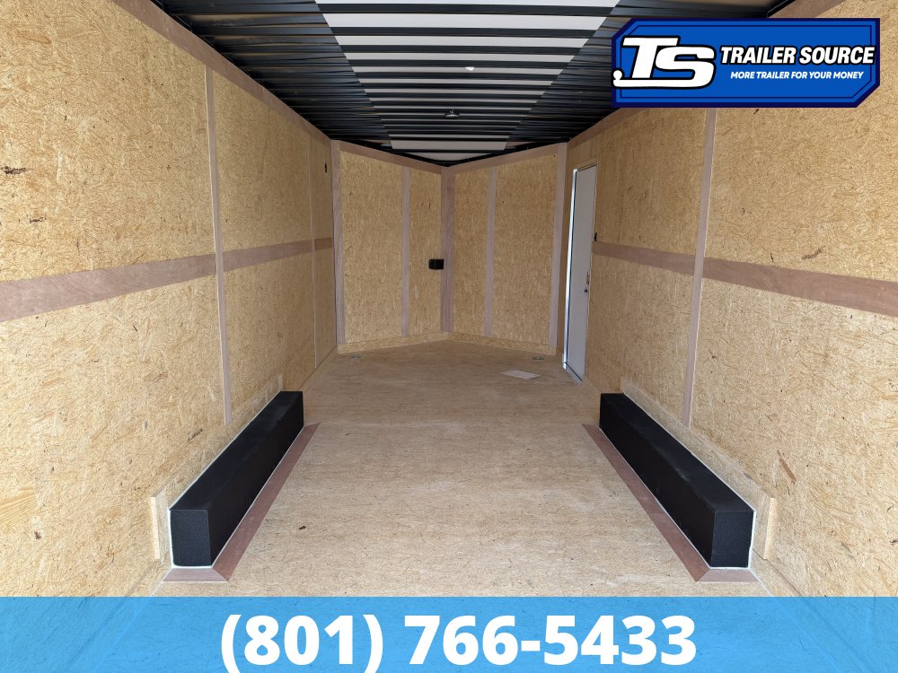 8.5x20 American Hauler Eagle HD Enclosed Cargo Trailer - 7'6" Interior - 14K GVWR - .080 PolyCor, 12" Cross Member Upgrade, Double 3/4 Floor, Rear Spoiler w/ Load Lights
