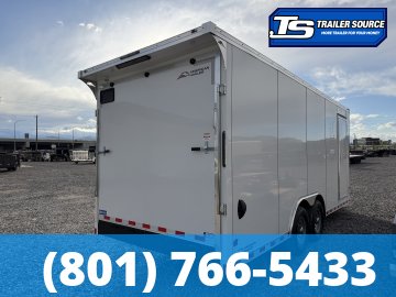 8.5x20 American Hauler Eagle HD Enclosed Cargo Trailer - 7'6" Interior - 14K GVWR - .080 PolyCor, 12" Cross Member Upgrade, Double 3/4 Floor, Rear Spoiler w/ Load Lights