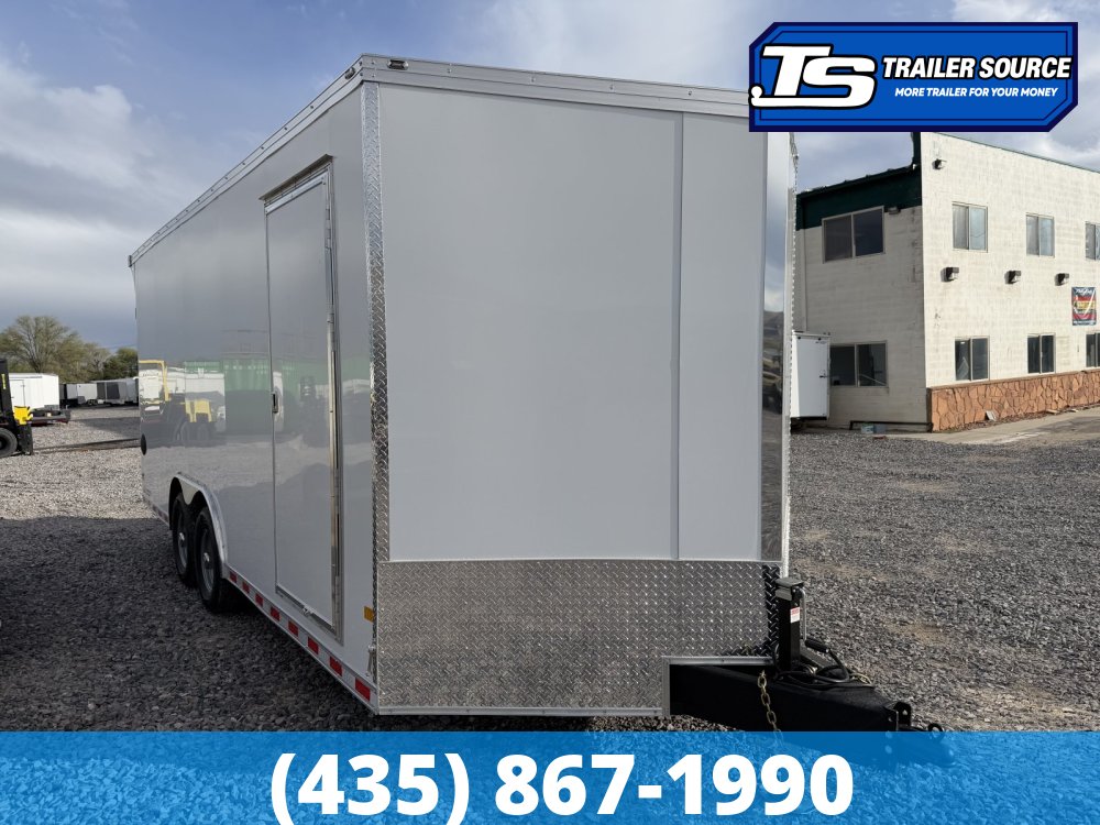 8.5x20 American Hauler Eagle HD Enclosed Cargo Trailer - 7'6" Interior - 14K GVWR - .080 PolyCor, 12" Cross Member Upgrade, Double 3/4 Floor, Ramp Door, Rear Spoiler w/ Load Lights