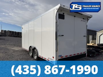 8.5x20 American Hauler Eagle HD Enclosed Cargo Trailer - 7'6" Interior - 14K GVWR - .080 PolyCor, 12" Cross Member Upgrade, Double 3/4 Floor, Ramp Door, Rear Spoiler w/ Load Lights