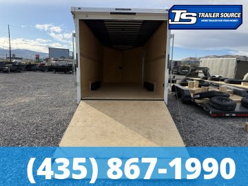 8.5x20 American Hauler Eagle HD Enclosed Cargo Trailer - 7'6" Interior - 14K GVWR - .080 PolyCor, 12" Cross Member Upgrade, Double 3/4 Floor, Ramp Door, Rear Spoiler w/ Load Lights