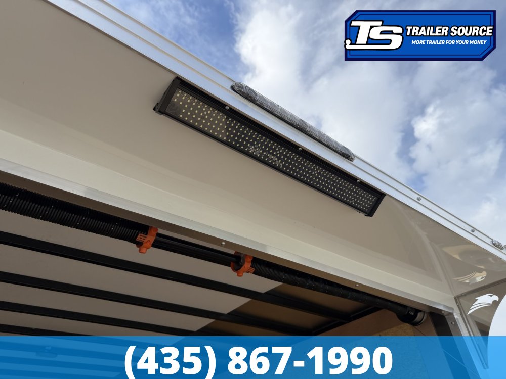 8.5x20 American Hauler Eagle HD Enclosed Cargo Trailer - 7'6" Interior - 14K GVWR - .080 PolyCor, 12" Cross Member Upgrade, Double 3/4 Floor, Ramp Door, Rear Spoiler w/ Load Lights