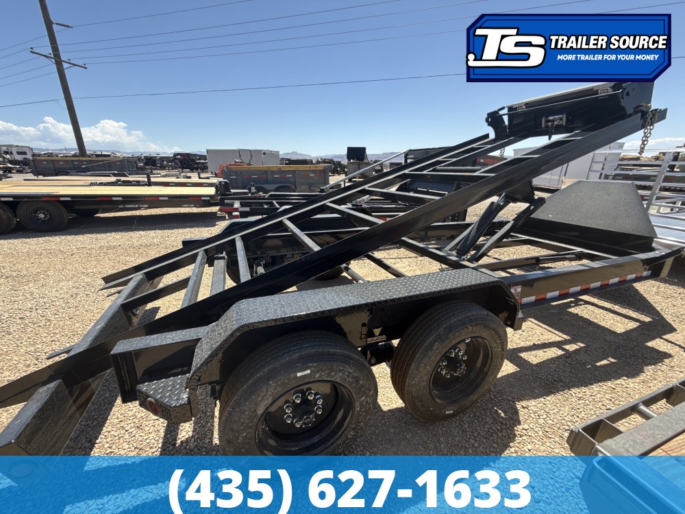 7x16 Iron Bull DBB Roll Off Trailer - 16K GVWR - Hydraulic Jack(s)