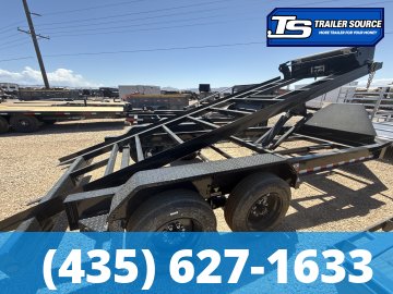 7x16 Iron Bull DBB Roll Off Trailer - 16K GVWR - Hydraulic Jack(s)