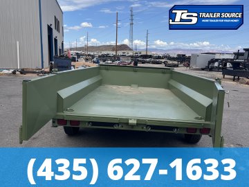 7x14 Dura-Haul DRL Telescopic Dump Trailer - 16.1K GVWR - 7 Gauge Floor