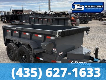 5x10 Lamar DS Dump Trailer - 18" Sides - 10K GVWR -