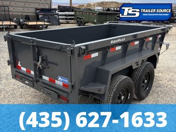 5x10 Lamar DS Dump Trailer - 18" Sides - 10K GVWR -