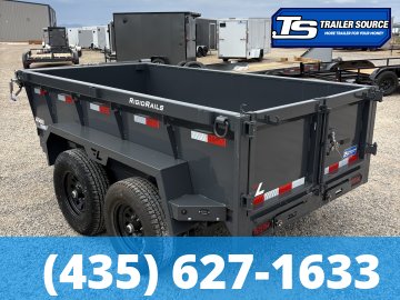 5x10 Lamar DS Dump Trailer - 18" Sides - 10K GVWR -
