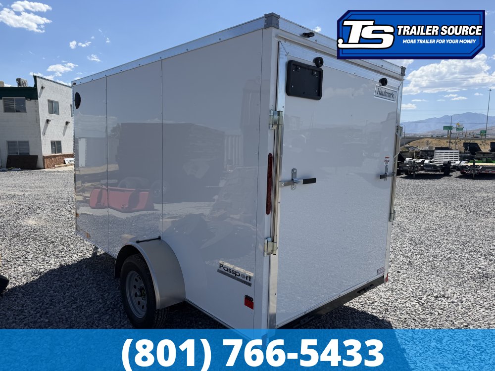 6x12 Haulmark Passport Enclosed Cargo Trailer - 6'6" Interior - 3.5K GVWR - .080 PolyCor