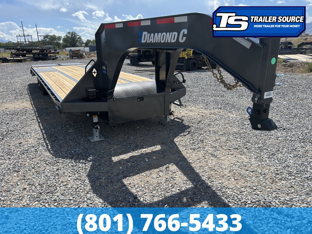 8.5x32 Diamond C FMAX 212 Gooseneck Equipment Maxx Ramps