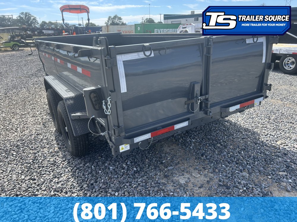 7x14 Horizon LZ7 Dump Trailer - 14K GVWR - Telescopic
