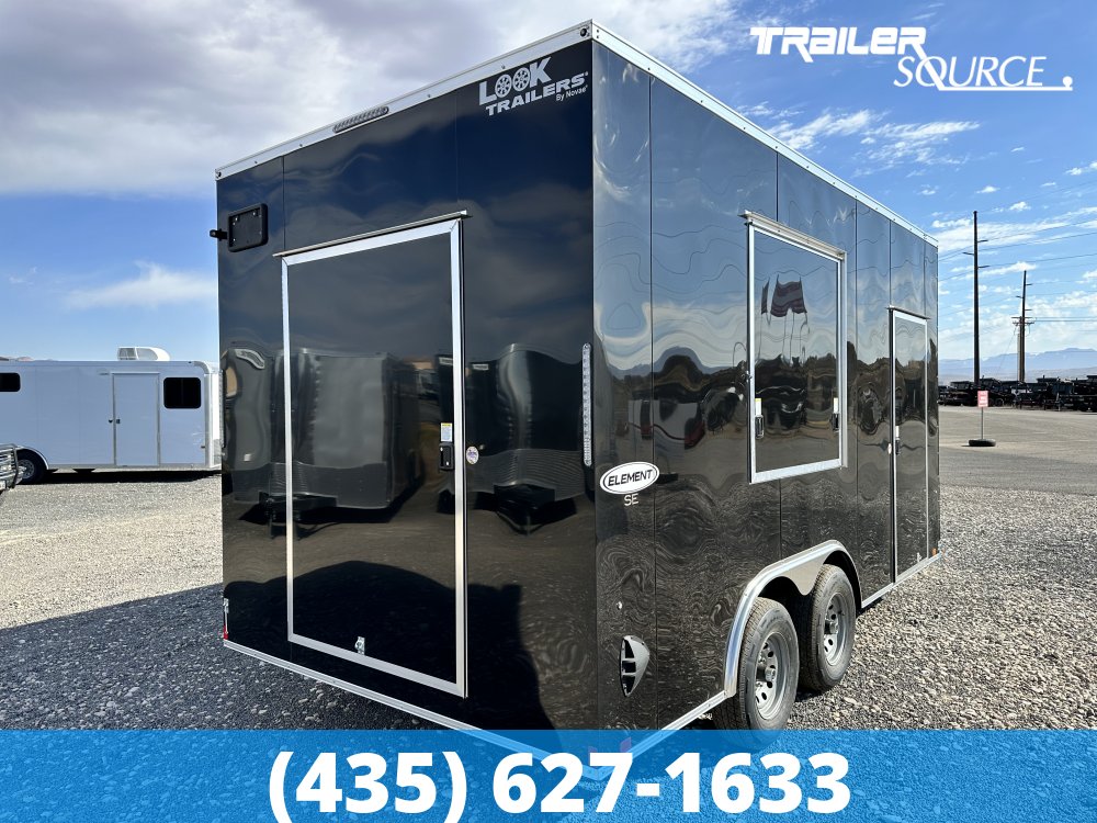 8.5x16 Look Element SE Concession 8'0" Interior 10K Tandem Axle Enclosed Cargo