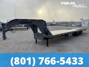 8.5x35 Diamond C FMAX HDT 35' 40K Hydraulic Dovetail Gooseneck